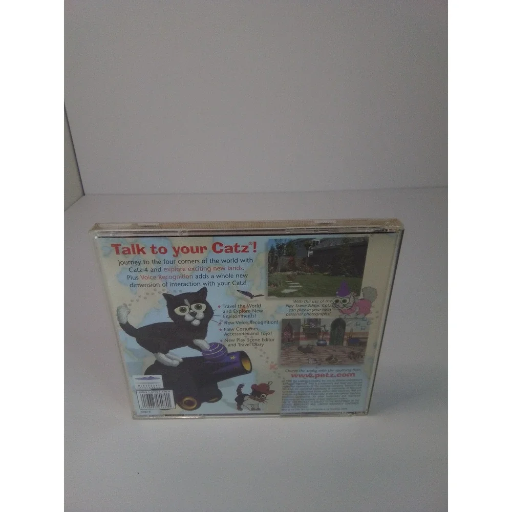 Catz 4 Your Virtual Petz Palz PC Big Box Windows 95 98 CD-ROM Mindscape 1999